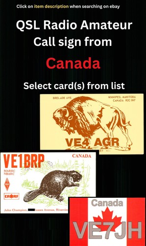 Qsl amateur radio card - amateur, –