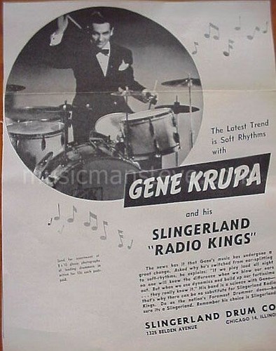 Slingerland radio kings drum - slingerland, "radio