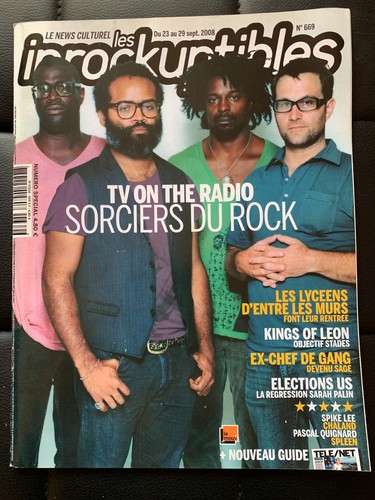 Les inrockuptibles 2008 - inrockuptibles, 23/09/2008