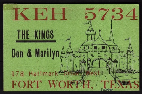Qsl qso radio - card, "pic